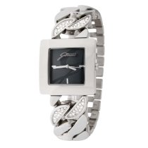 Gattinoni Women's W0157GSSBLK Shedar Black Sunray Diamond Watch