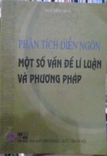 Phân tích diễn ngôn - Một số vấn đề lý luận và phương pháp