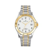 Certus Men's 616382 Two Tone Steel White Dial Date Watch