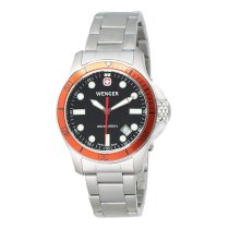 Men's Wenger 72328 Battalion III Diver Watch with Stainless Steel Band