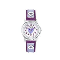 Certus Kids' 647518 Purple Nubuck Heart Bracelet Analog Quartz Watch