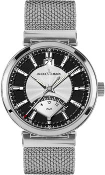 Jacques Lemans Men's 1-1697D Verona Classic Analog GMT Watch