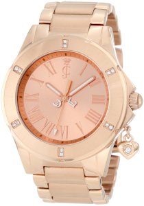 Juicy Couture Women's 1900895 Rich Girl Rose Gold Plated Bracelet Watch