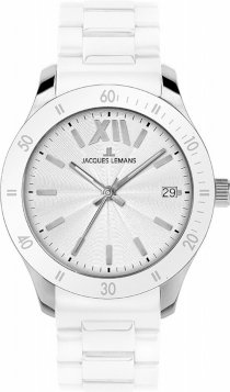 Jacques Lemans Men's 1-1622B Rome Sports Sport Analog with Silicone Strap Watch