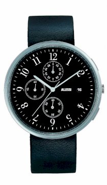 Alessi Record Chronograph Leather Watch AL 6021