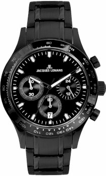 Jacques Lemans Men's 1-1631E Capri Classic Analog Chronograph Watch
