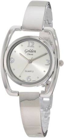 Golden Classic Women's 2125-Silver Simply Yours Lustrous Modern Silver Watch