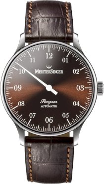 MeisterSinger Pangea PM906 Watch with one single hand for Him Classic Design