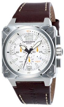 Torgoen Swiss Men's T27102 T27 Chronograph Stainless-Steel Aviation Watch