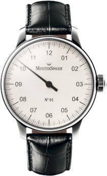 MeisterSinger No 01 BM3301 Watch with one single hand Classic Design