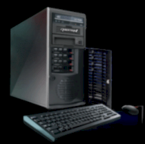CybertronPC CAD1212A (AMD Opteron 6128 2.0GHz, Ram 8GB, HDD 120GB, VGA Quadro 400 512D3, RAID 1, 733T 500W 4 SAS/SATA Black) 