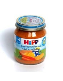 Thực phẩm bổ sung dinh dưỡng đóng lọ sạch Hipp (Thịt bê, khoai tây, rau tổng hợp) BDH004