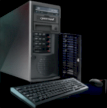 CybertronPC CAD1212A (AMD Opteron 6128 2.0GHz, Ram 16GB, HDD 512GB, VGA Quadro 400 512D3, RAID 1, 733T 500W 4 SAS/SATA Black) 