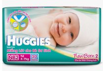 Miếng lót sơ sinh Huggies Nappy 46 miếng