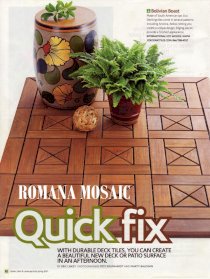 Sàn gỗ ngoài trời Romana Decking Tiles RDT24