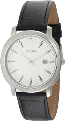 Bulova Men's 96B120 Silver Dial Strap Watch