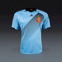 Quần áo bóng đá Tây Ban Nha xanh