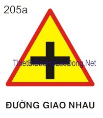 Biển báo nguy hiểm đường giao nhau 205a Châu Gia Phát 