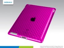 Ốp iPad Silicon hoa văng ô vuông chéo
