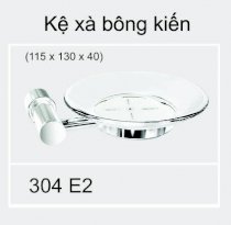 Kệ xà bông kiếng 304 E2