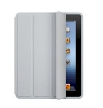 Apple iPad Smart Case Polyurethane iPad 3 (Xám Trắng)