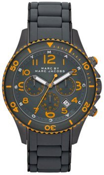 Marc by Marc Men's MBM2584 Black Stainless-Steel Quartz Watch with Black Dial