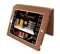 Piel Frama Magnetic for iPad 3 (Nâu)