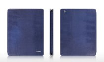 TS-Case for iPad 2 Snakeskin Blue