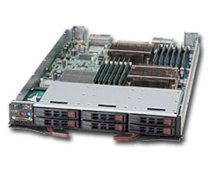 Server Supermicro Processor Blade SBI-7126T-S6 (Black) E5503 (Intel Xeon E5503 2.0GHz, RAM 2GB, Không kèm ổ cứng)