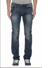 Quần jeans Diesel màu xanh/Washed Blue 28 MDI128000028