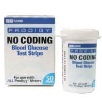 Que thử đường huyết Prodigy No Coding Test Strips (hộp 50 que)