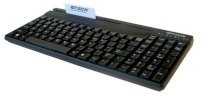 Versakey Compact  POS Keyboard MagStripe Reader (IDKA-334312B)