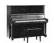 Piano Yamaha U3A3 Serial 3967902
