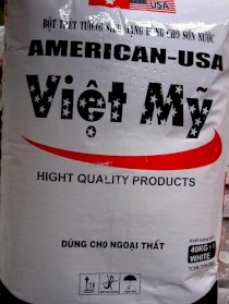 Bột trét tường siêu hạng dành cho sơn nước Việt Mỹ 40KG
