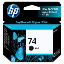 HP 74 Black Inkjet Print Cartridge (CB335WN)