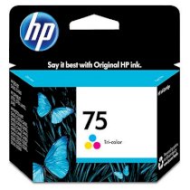 HP 75 Tri-color Inkjet Print Cartridge (CB337WN)