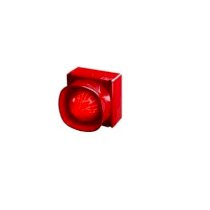 Weatherproof Multi-Tone Open-Area Sounder Visual Indicator Red With Isolator 55000-298