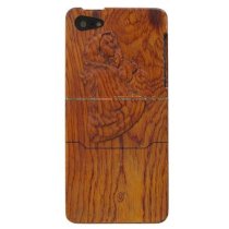 Case gỗ 3D hình tôn giáo Iphone5