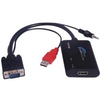 USB+VGA+Audio To HDMI