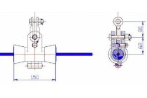 Bộ treo cáp, chuỗi đỡ cáp ADSS TNSC - 100 khoảng vượt KV 100m