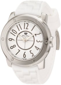 Glam Rock Women's GR50001-NV Aqua Rock White Dial White Silicone Watch