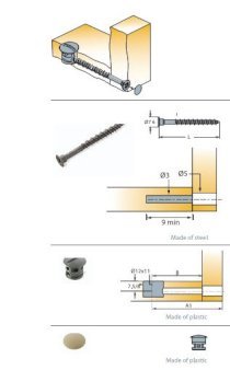 Hệ thống cam chốt nối Titus 01056