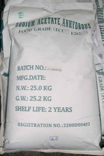Sodium Acetate Anhydrate - CH3COONa
