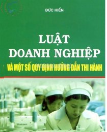 Luật doanh nghiệp và một số quy định hướng dẫn thi hành