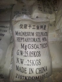 Magie Sulphate MgSO4.7H20 99%