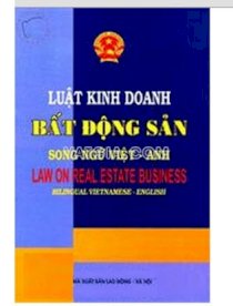 Luật kinh doanh bất động sản - Song ngữ Anh - Việt
