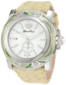Glam Rock Women's GRD10085 Miami White Dial Natural Braided Leather Watch