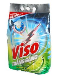 Bột giặt Viso Trắng Sáng, Hương Chanh, bịch 4.5 kg / Unilever