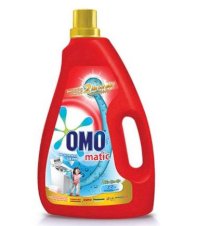 Nước giặt Omo Matic, mạnh gấp 2 lần bột giặt, máy giặt cửa trên, chai 2.7kg / Unilever