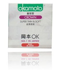Bao cao su Okamoto Crown (hộp 3 cái)